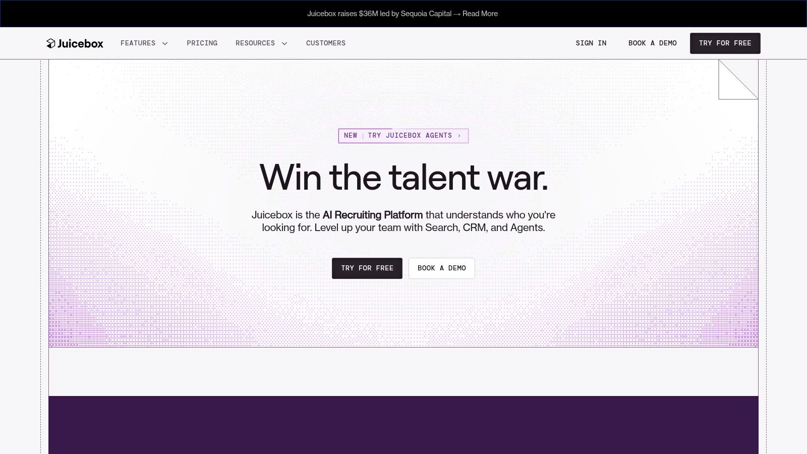 remote hiring tools featuring the Juicebox PeopleGPT search interface