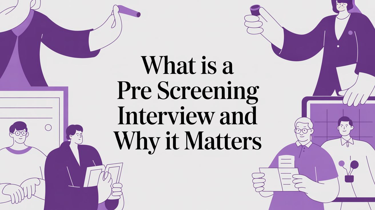The Complete Guide to Pre Screening Interviews in 2026