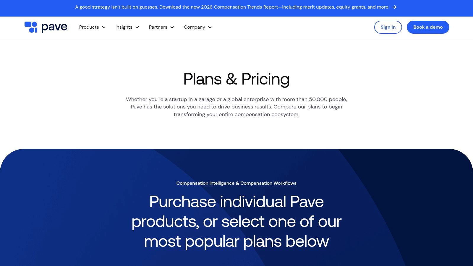 Pave – Compensation Intelligence & Workflows