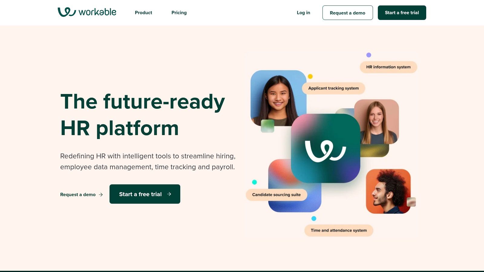 recruiting software examples featuring the Workable HR platform