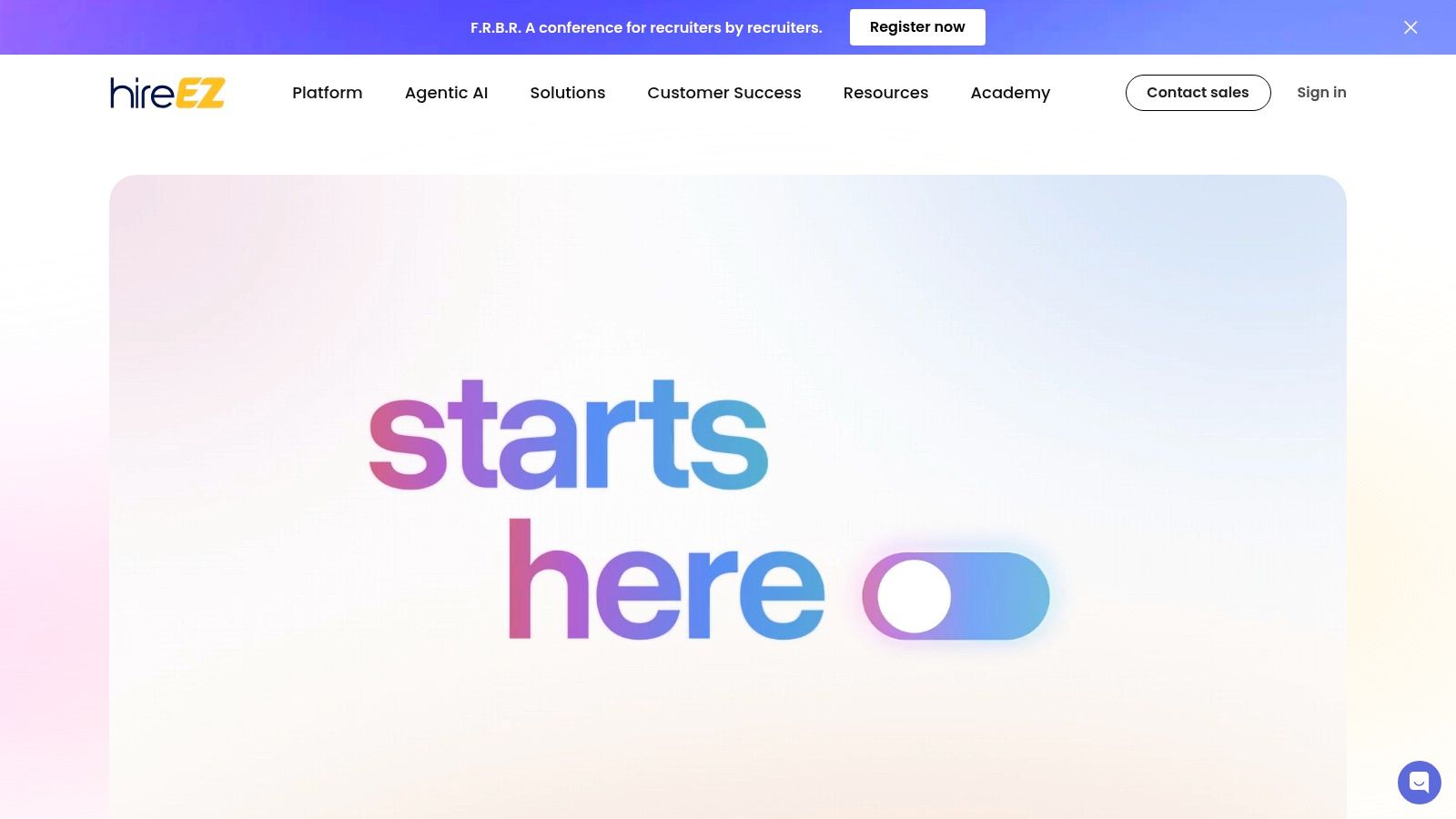 top recruiting apps featuring hireEZ platform interface